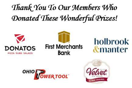 Raffle prize sponsors